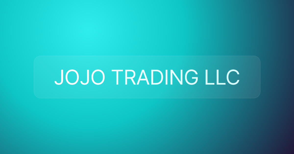 JOJO TRADING LLC