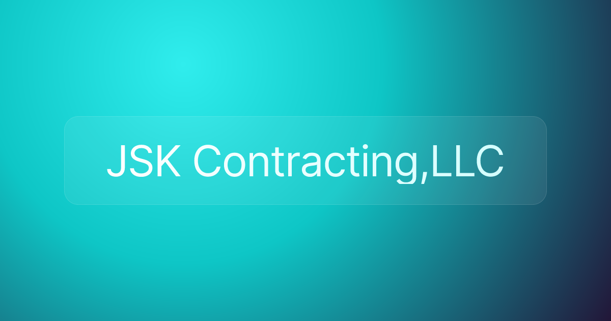 JSK Contracting,LLC