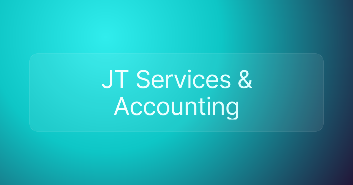 JT Services & Accounting