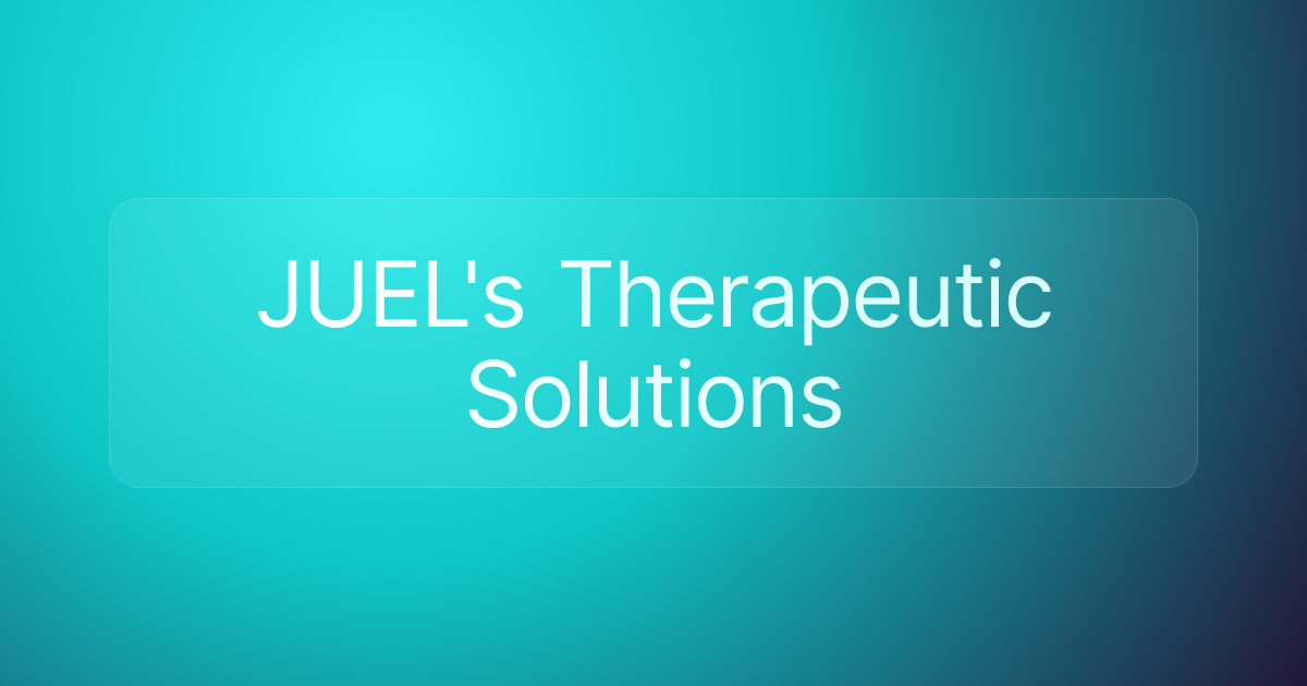 JUEL's Therapeutic Solutions