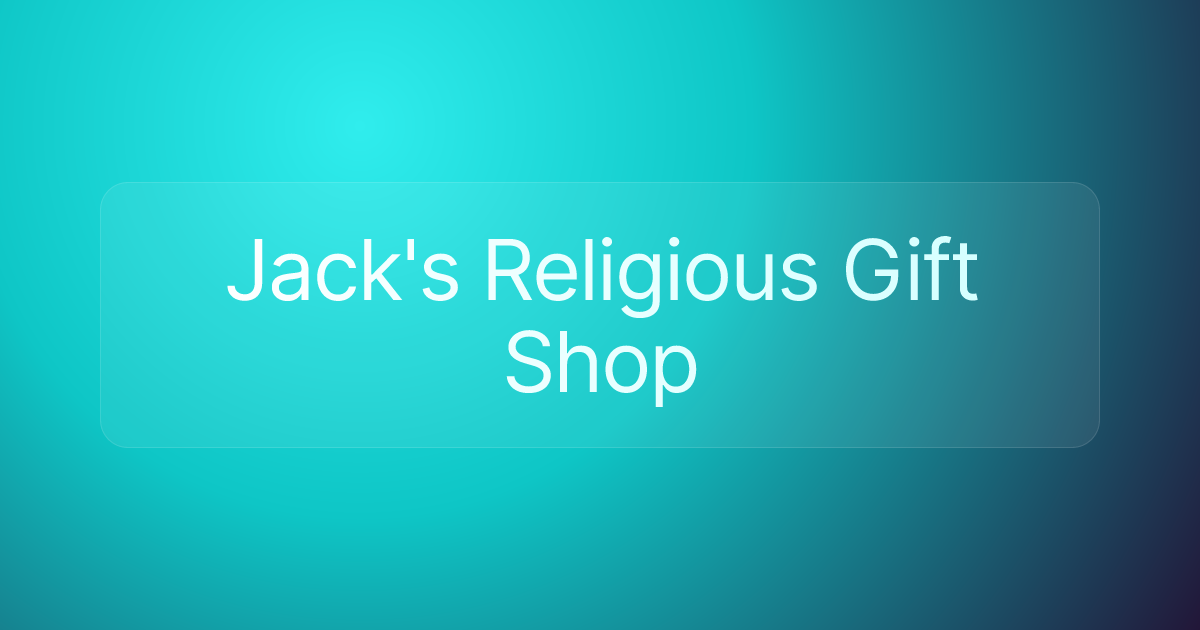 Jack's Religious Gift Shop