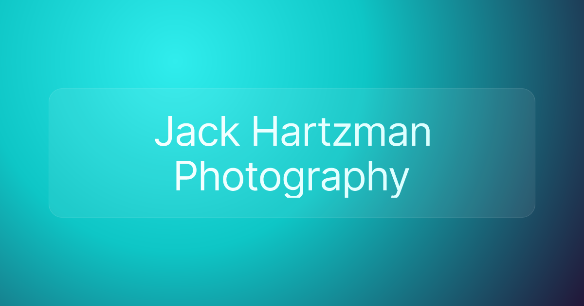 Jack Hartzman Photography
