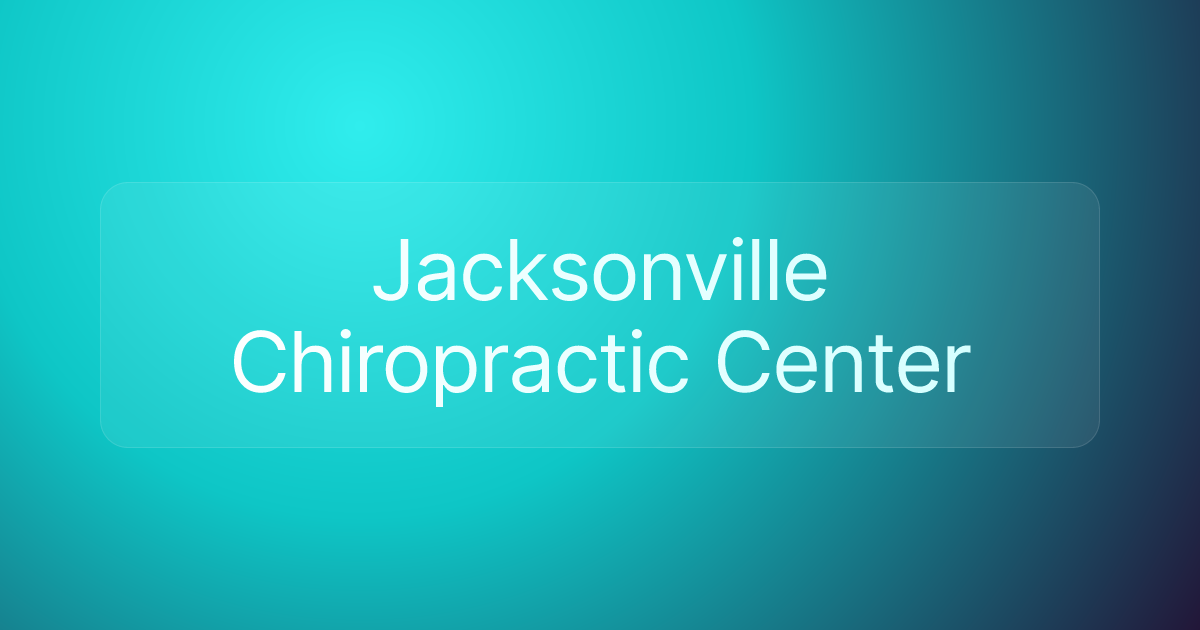 Jacksonville Chiropractic Center
