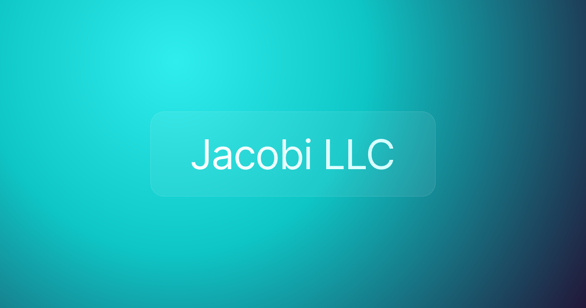 Jacobi LLC