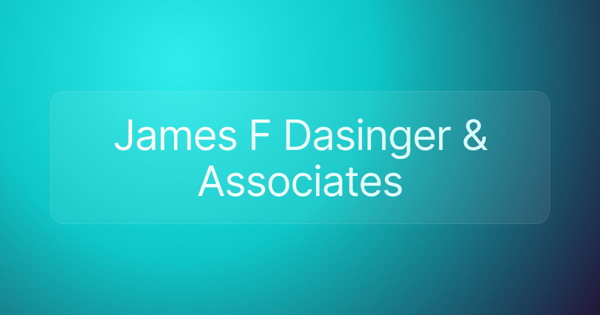 James F Dasinger & Associates