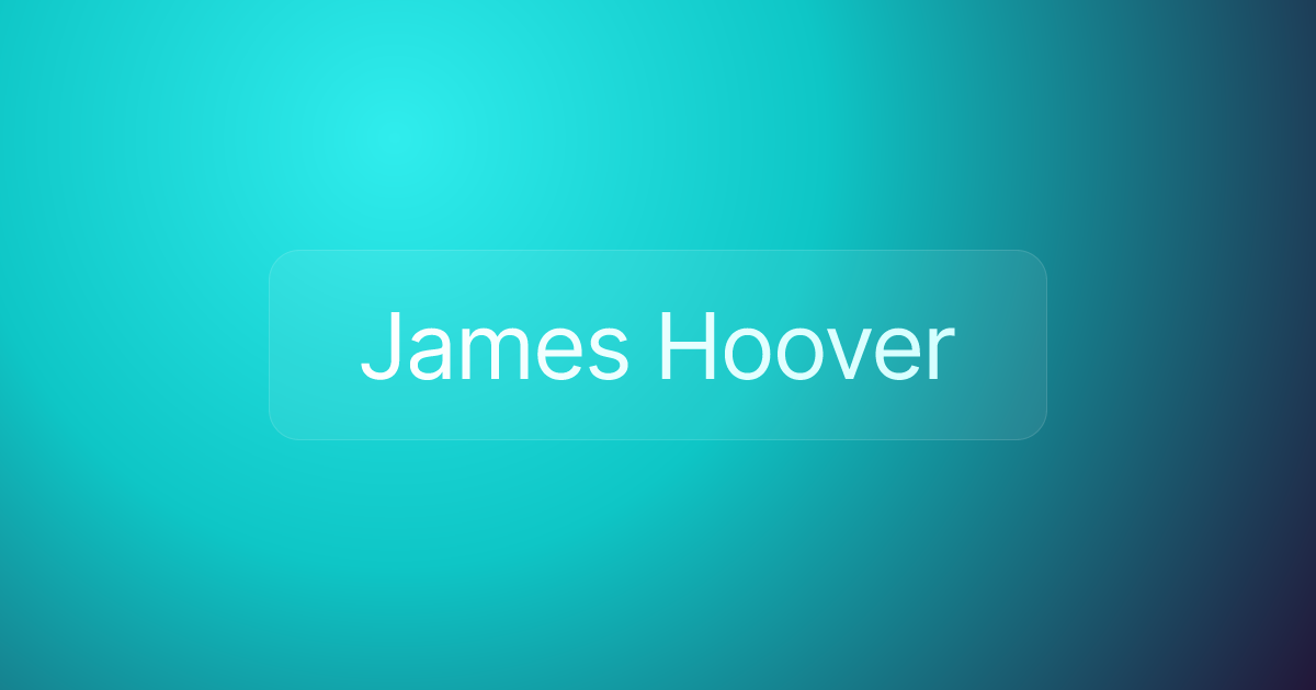 James Hoover