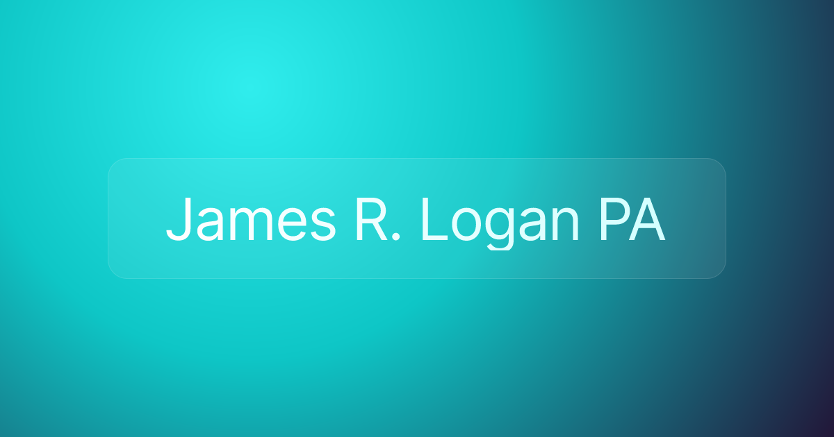 James R. Logan PA
