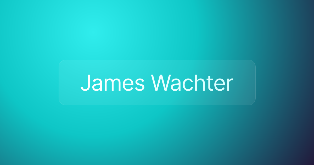 James Wachter
