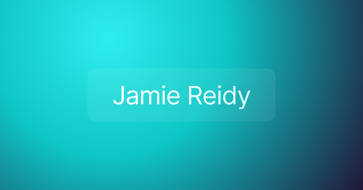 Jamie Reidy