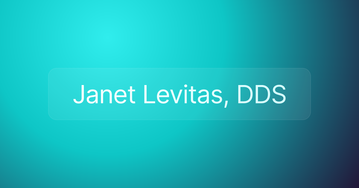 Janet Levitas, DDS