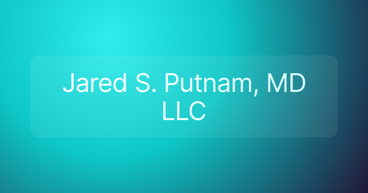 Jared S. Putnam, MD LLC