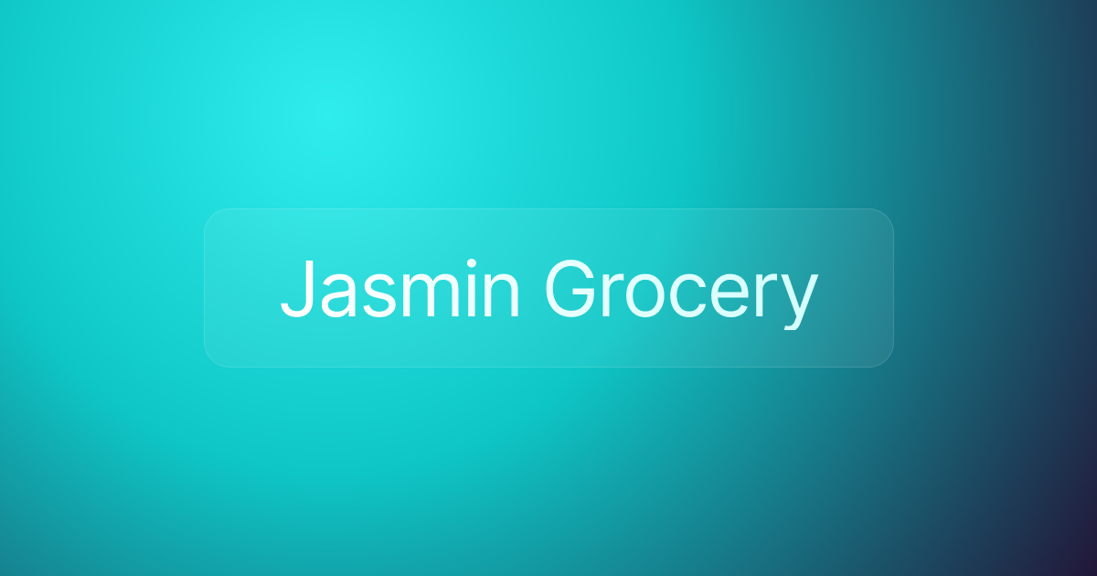 Jasmin Grocery