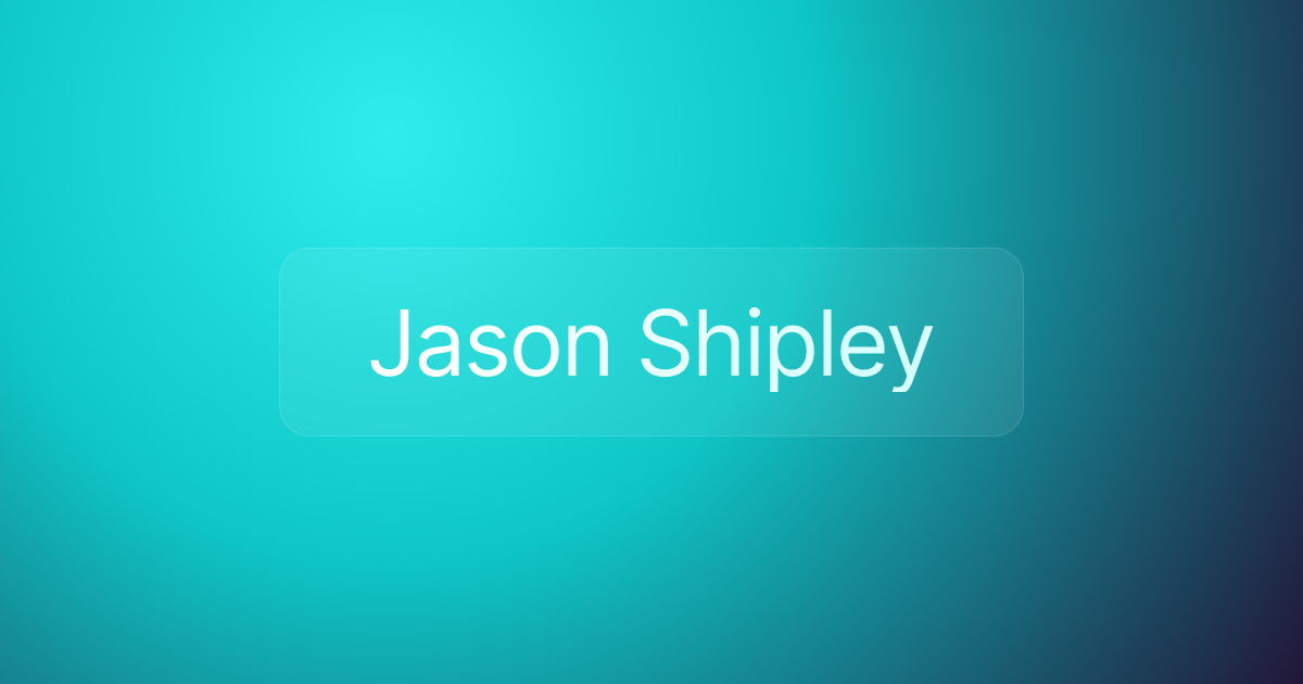 Jason Shipley