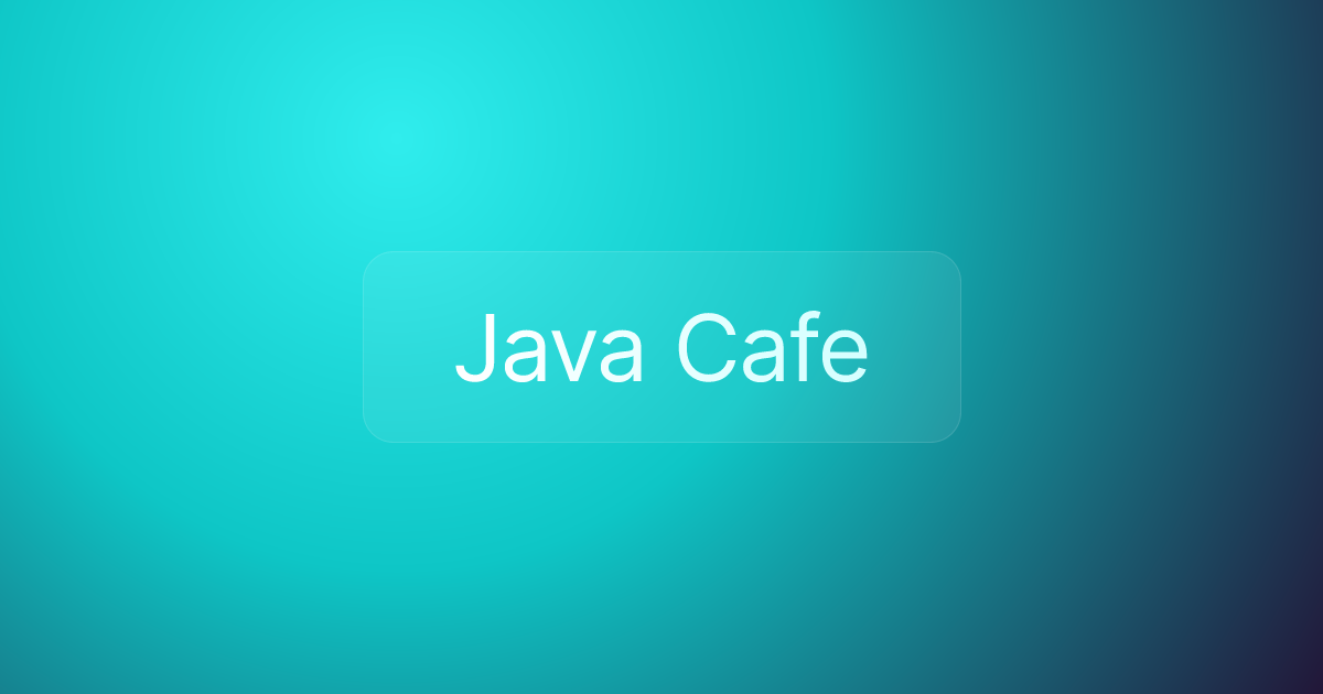 Java Cafe