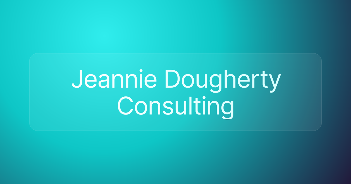Jeannie Dougherty Consulting