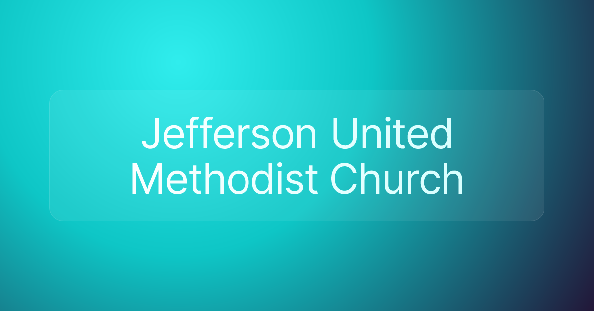 Jefferson United Methodist Church