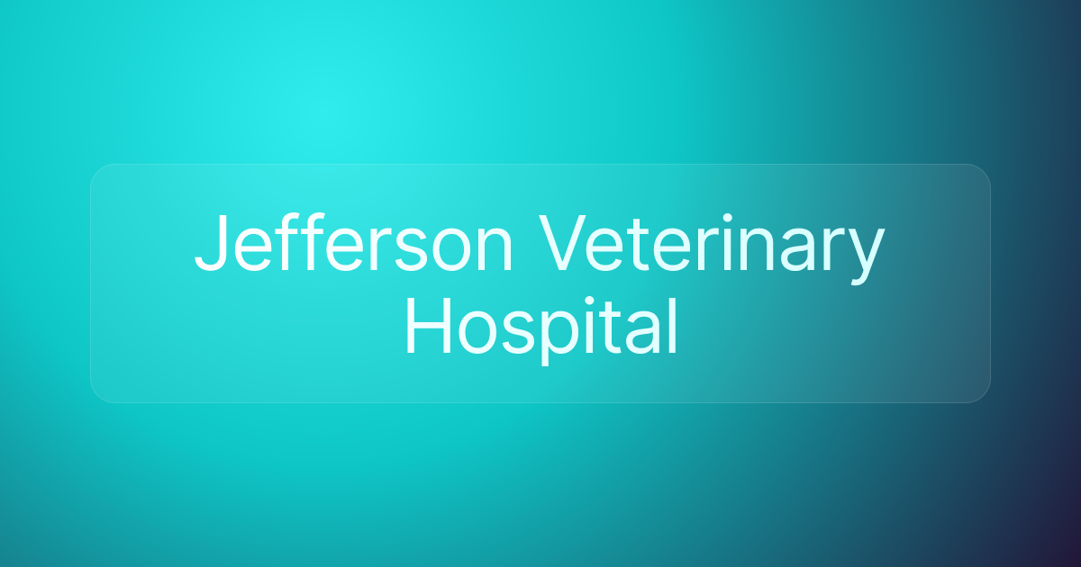 Jefferson Veterinary Hospital