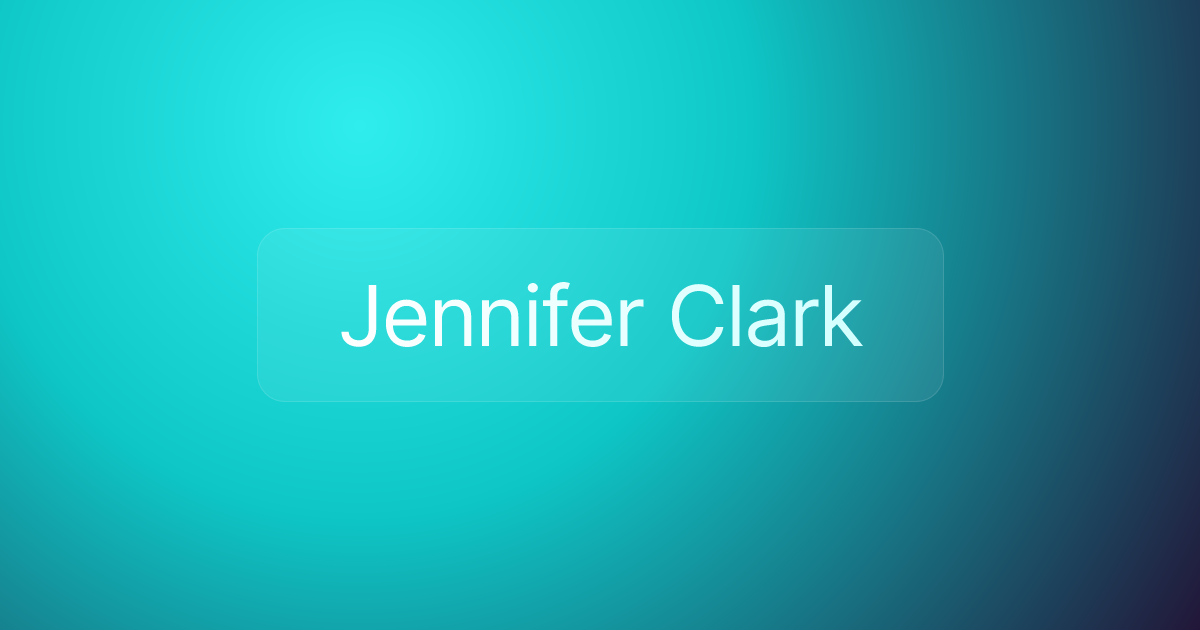 Jennifer Clark