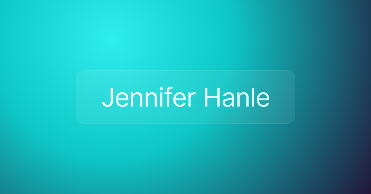 Jennifer Hanle