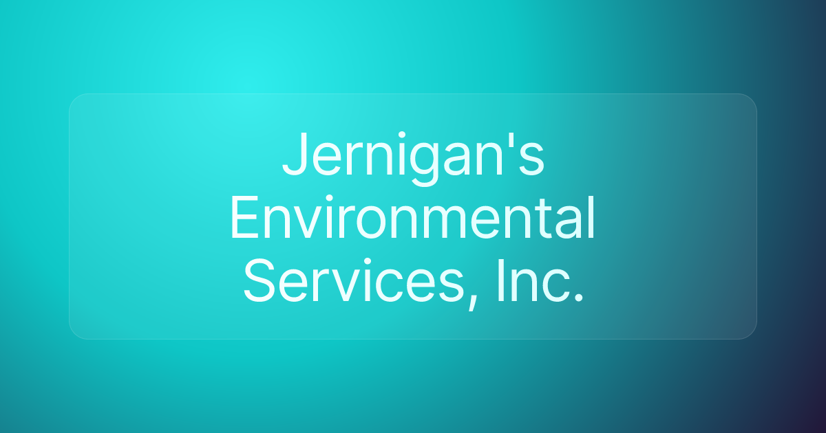 Jernigan's Environmental Services, Inc.