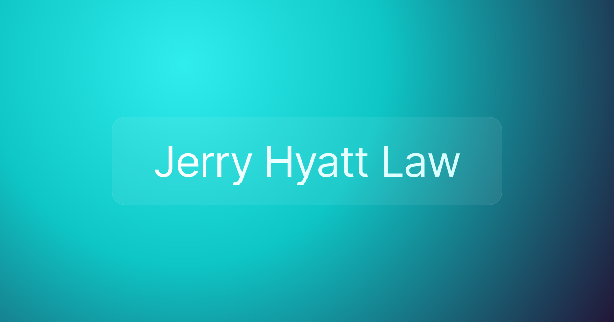 Jerry Hyatt Law