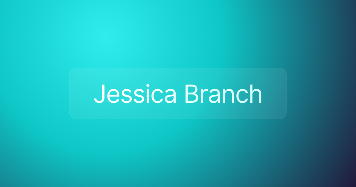 Jessica Branch