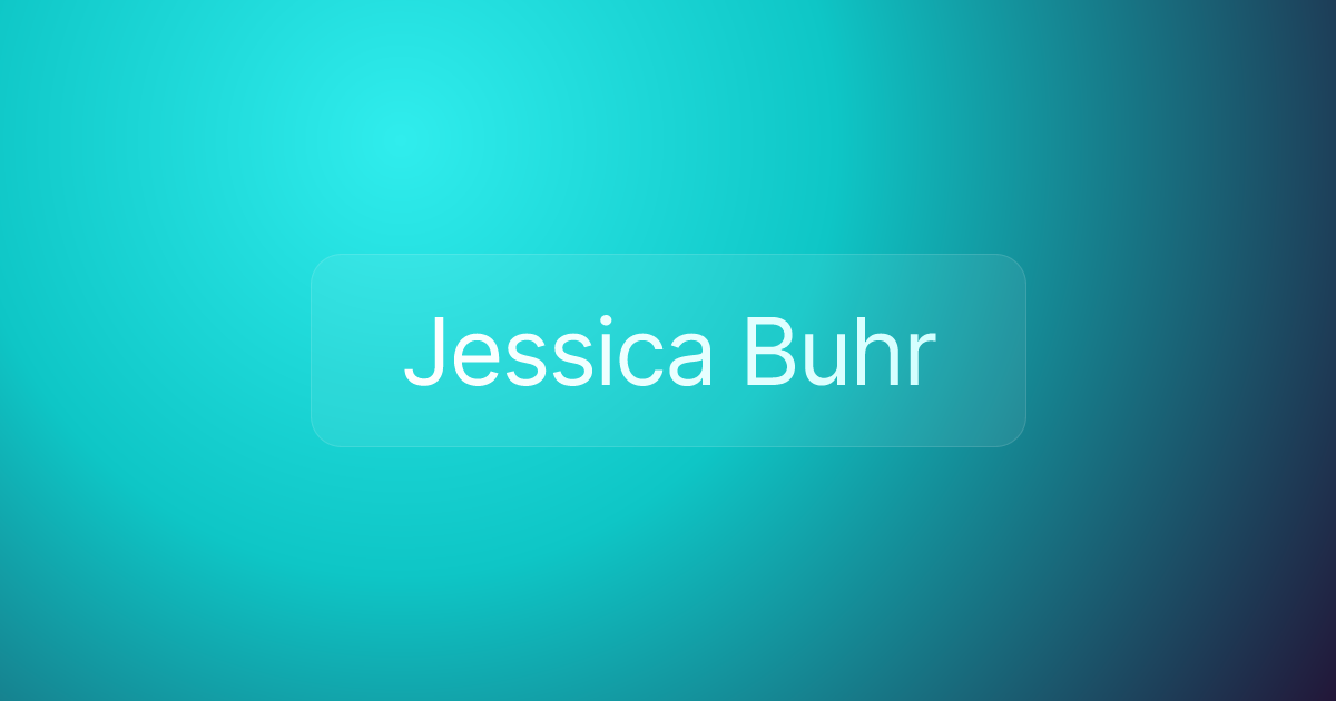 Jessica Buhr