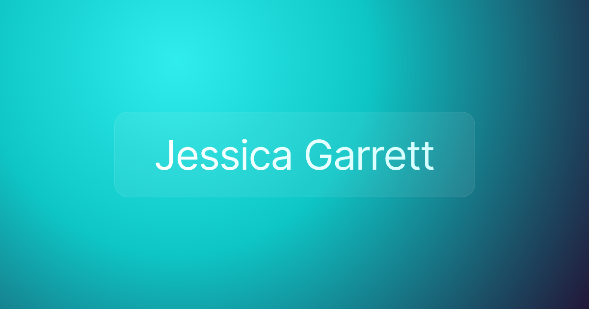 Jessica Garrett
