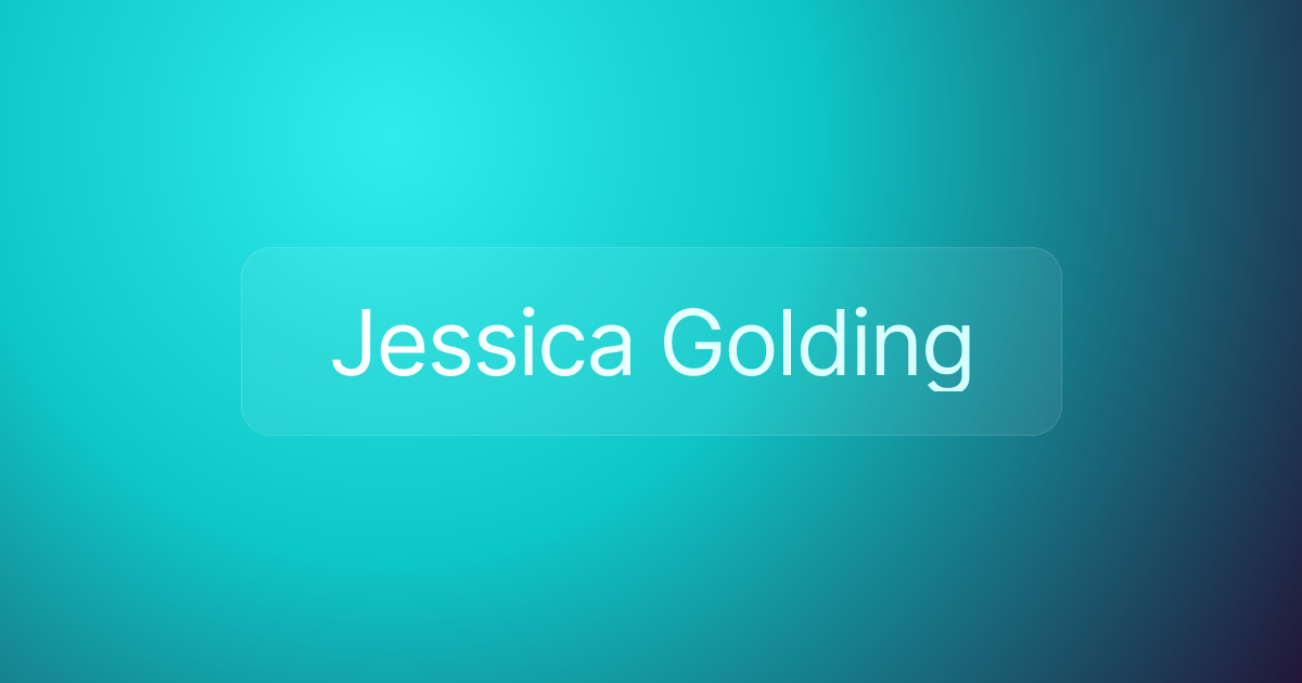 Jessica Golding