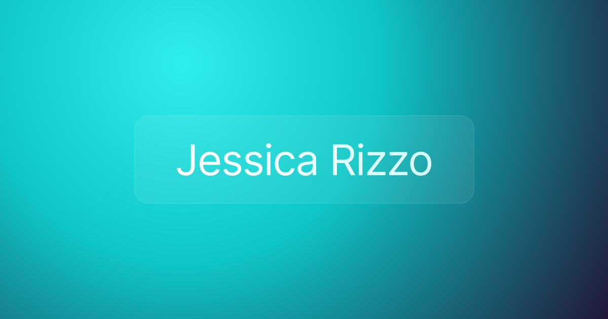 Jessica Rizzo