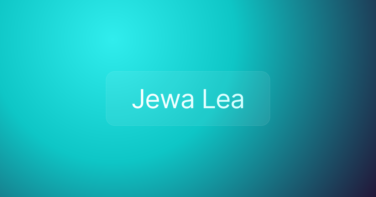 Jewa Lea