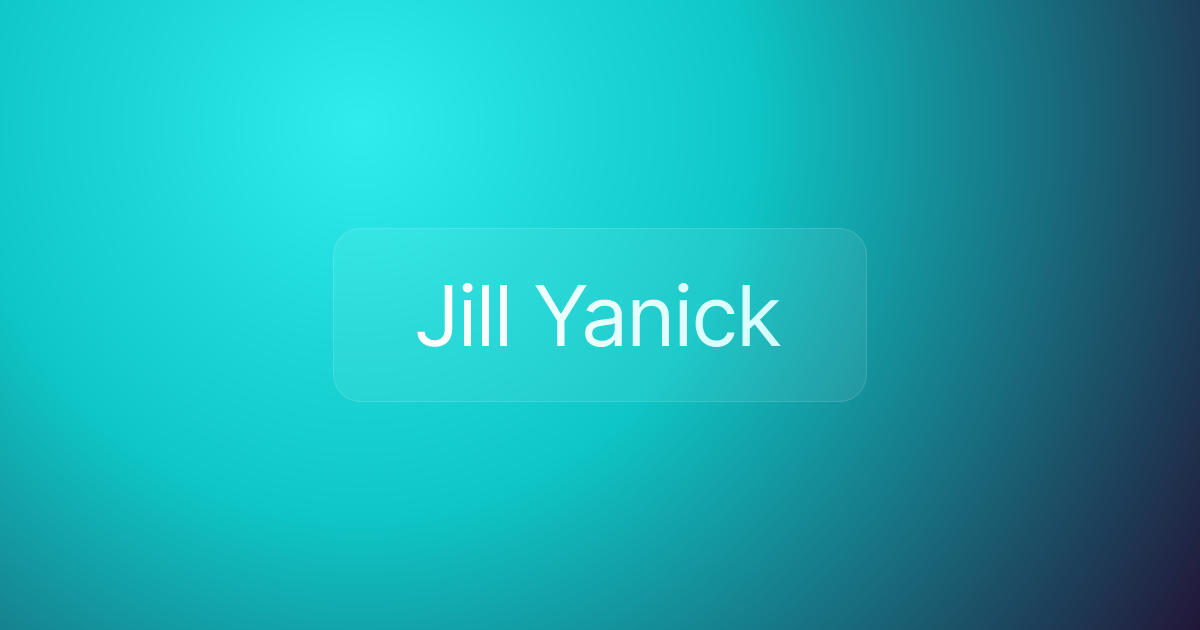 Jill Yanick