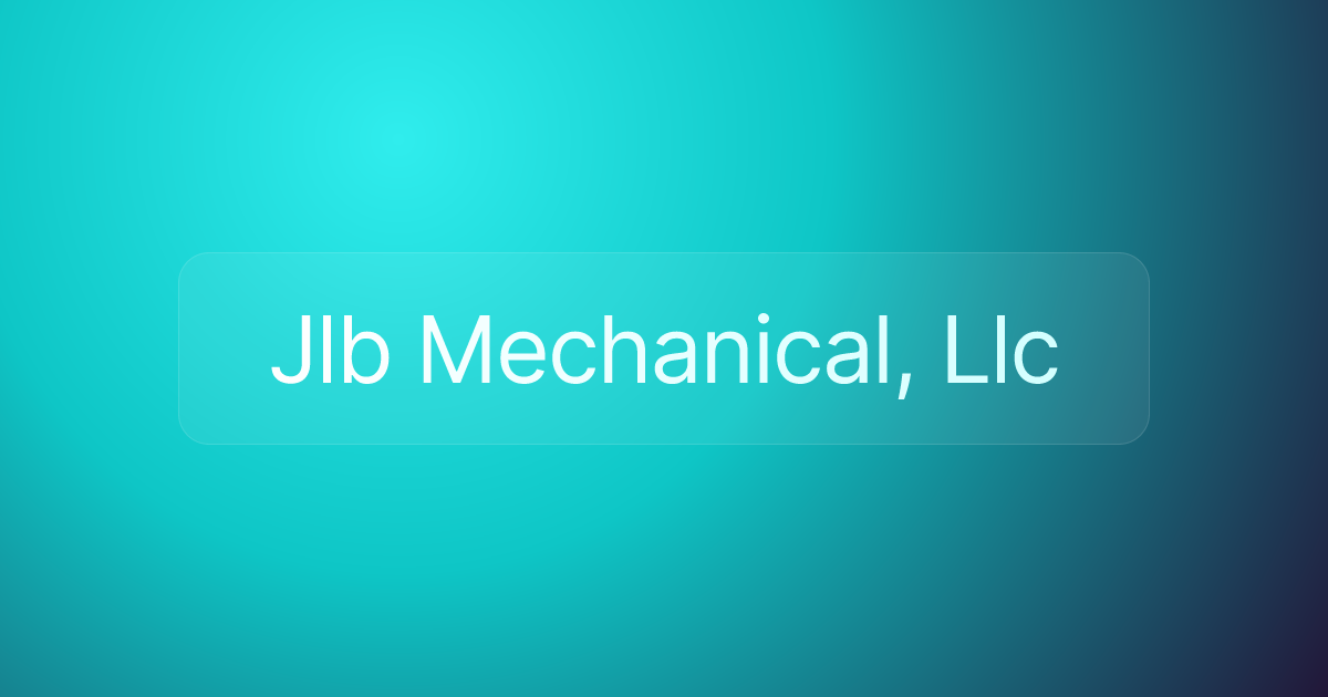Jlb Mechanical, Llc