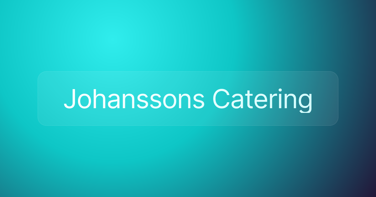 Johanssons Catering