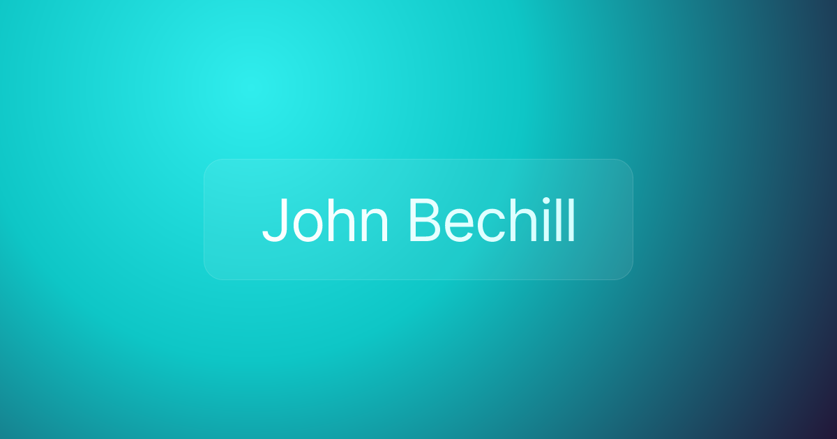 John Bechill