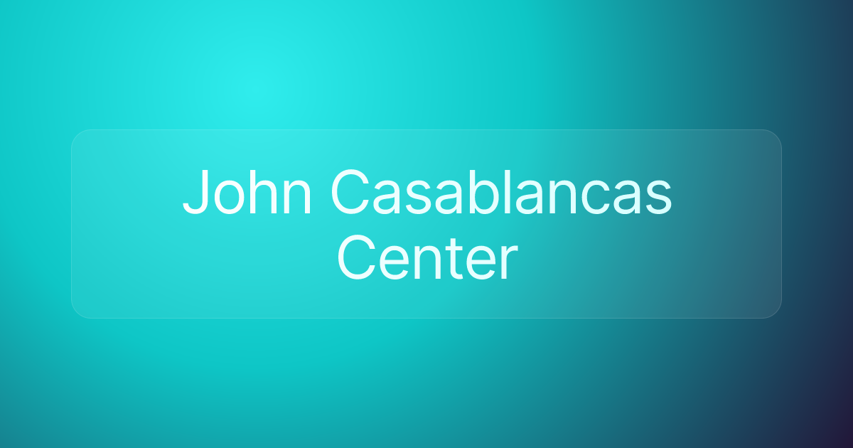 John Casablancas Center