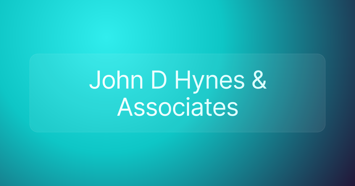 John D Hynes & Associates