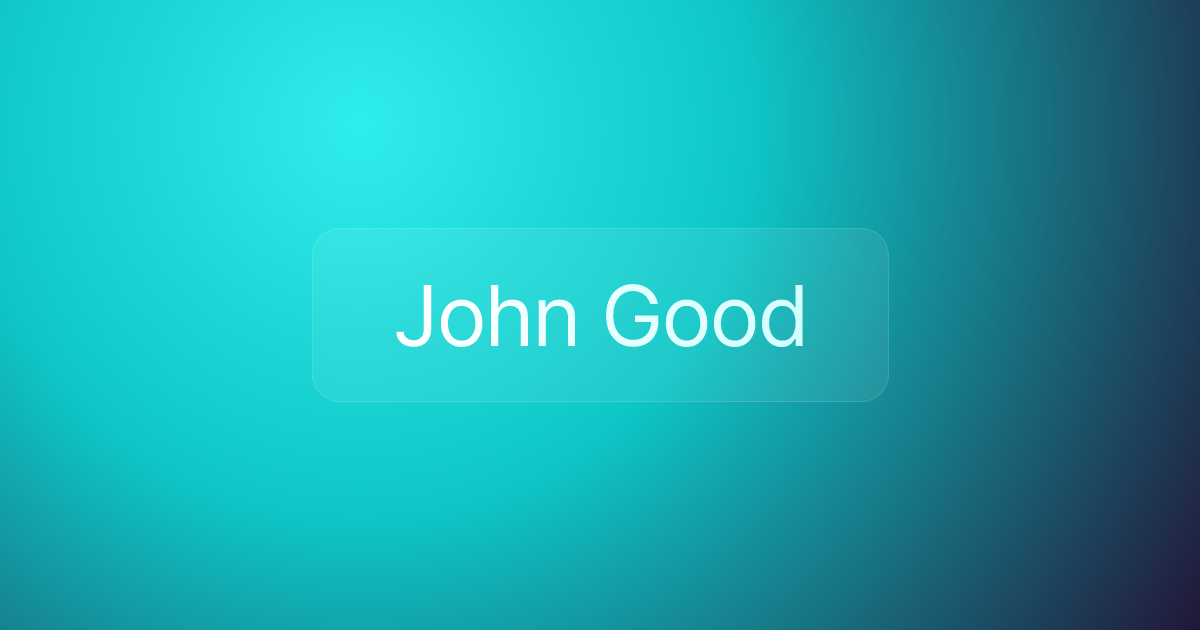 John Good