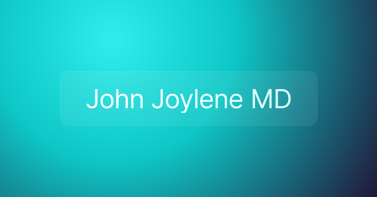 John Joylene MD