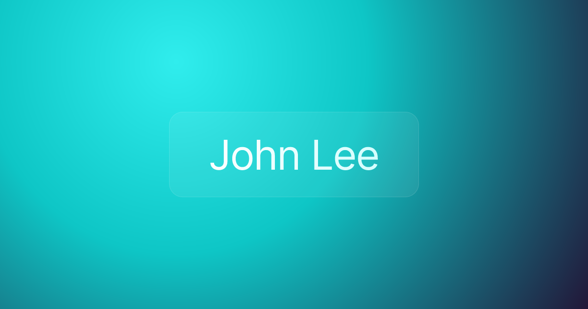 John Lee