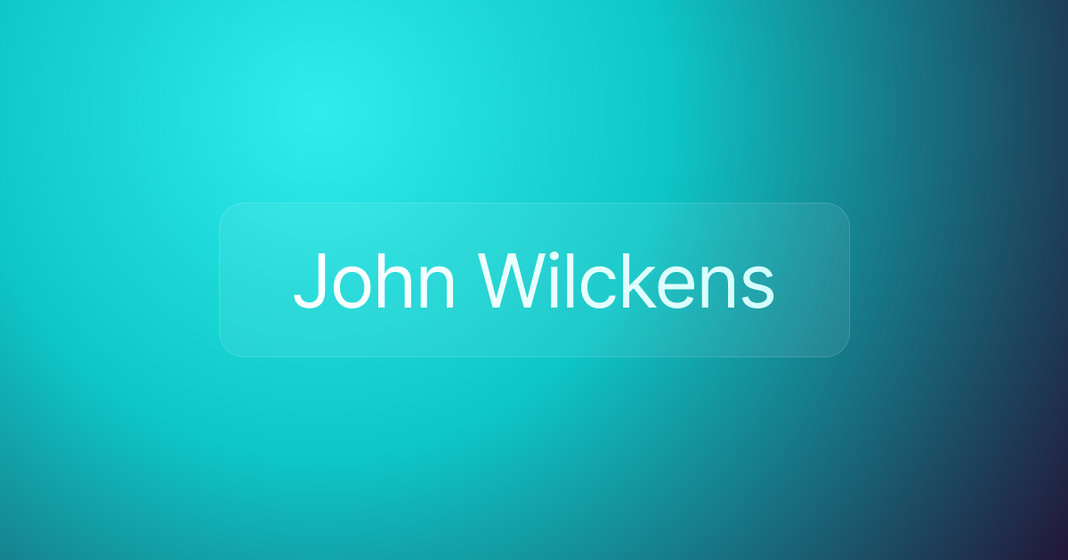 John Wilckens