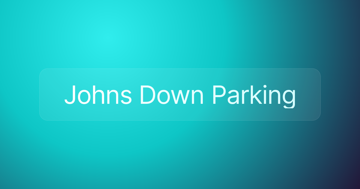 Johns Down Parking