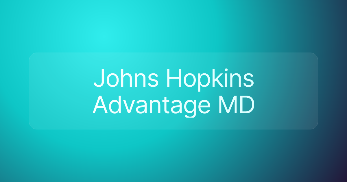 Johns Hopkins Advantage MD