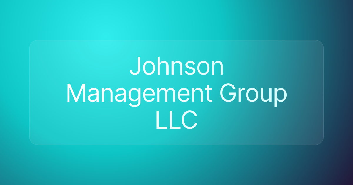 Johnson Management Group LLC