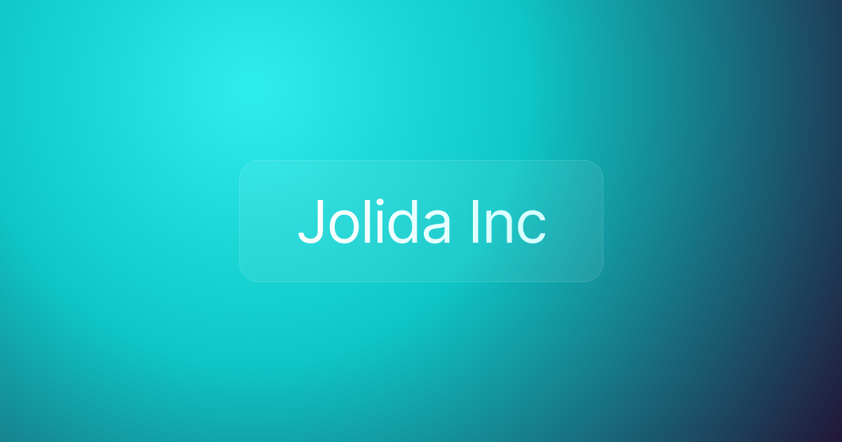 Jolida Inc