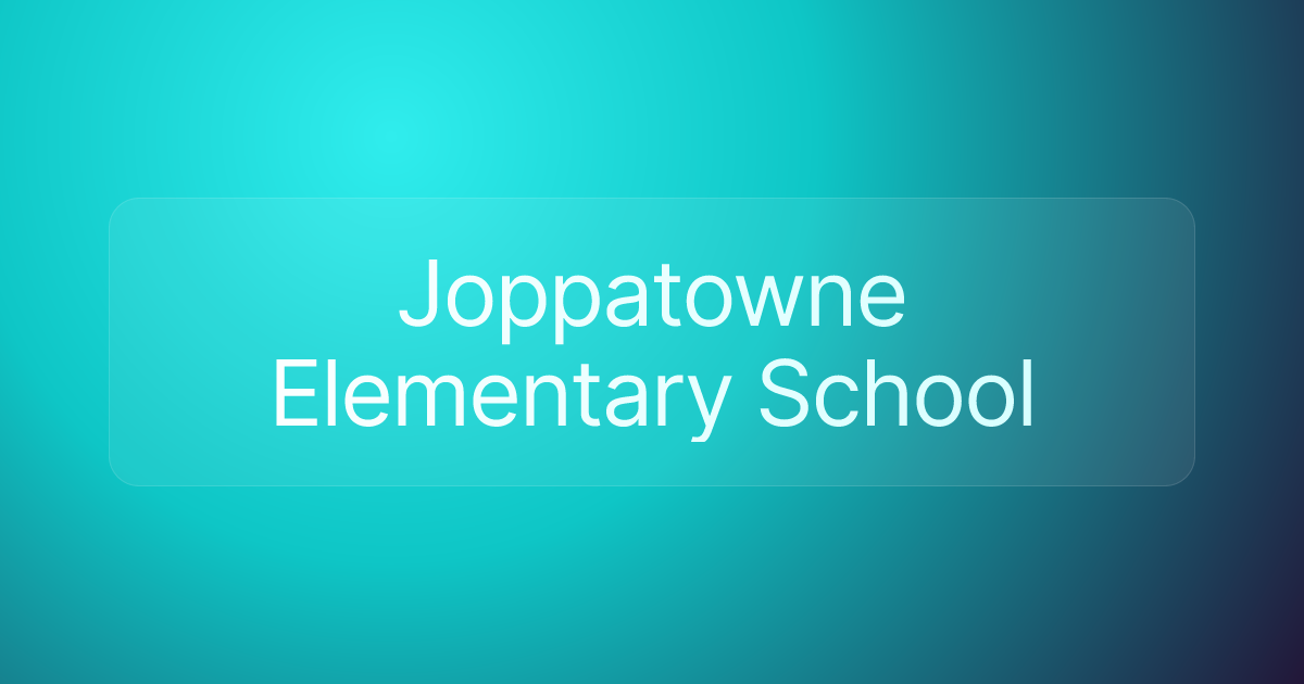 Joppatowne Elementary School