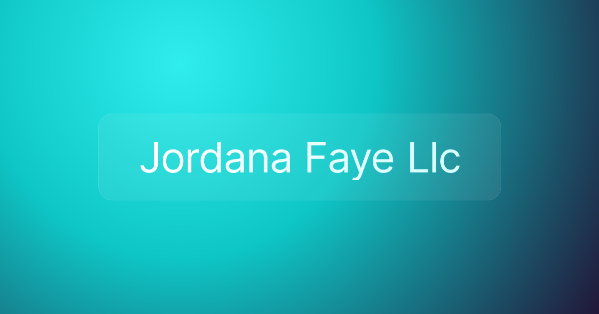 Jordana Faye Llc