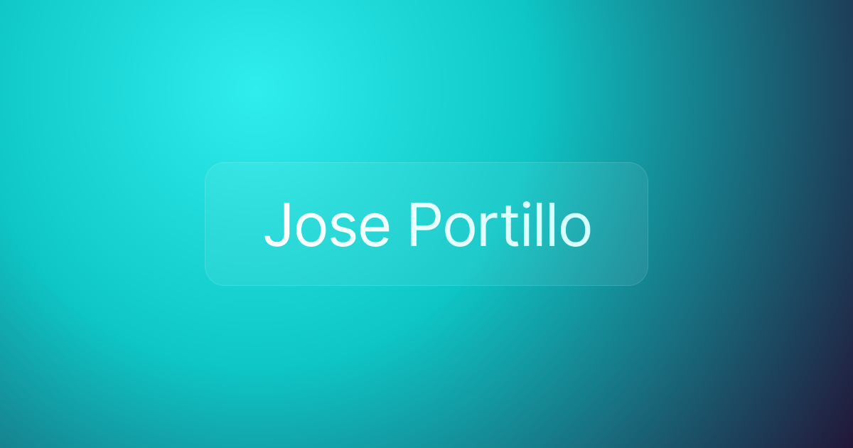 Jose Portillo