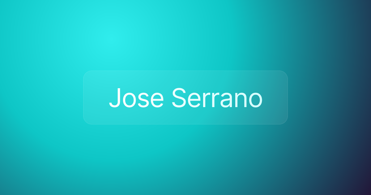 Jose Serrano