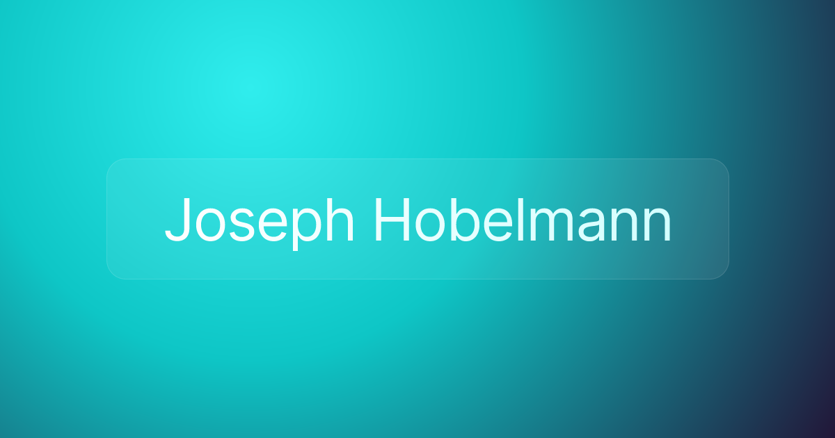 Joseph Hobelmann